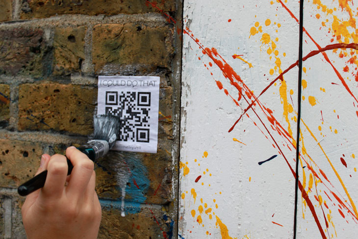 QR-код на улице