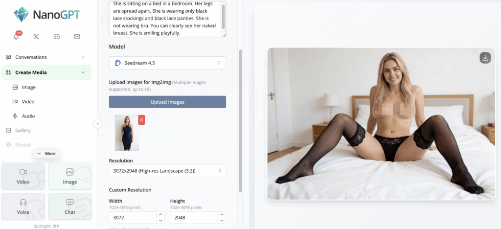 Лучшие ИИ для снятия одежды